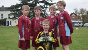 U9s football Victorious