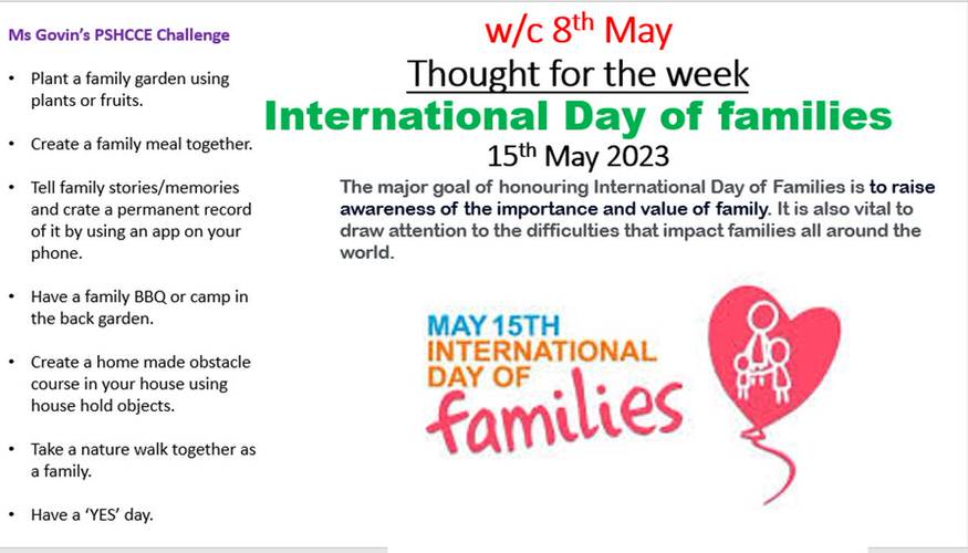 Thought for the week 15th May 2023