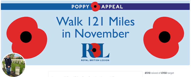 Walk 121 miles