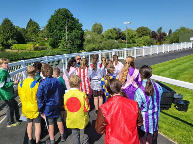 Year 7 at the racecourse